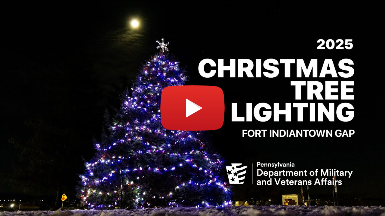 DMVA - 2025 Christmas Tree Lighting at Ft. Indiantown Gap